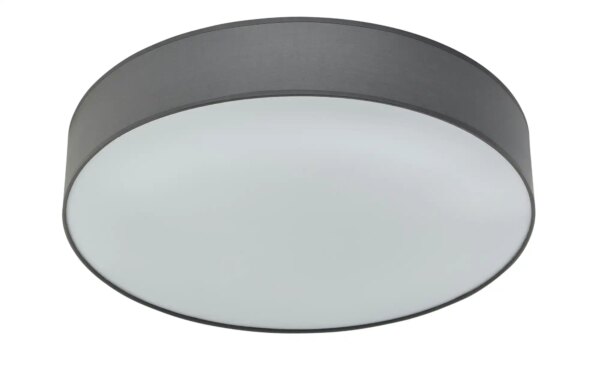 KHG LED-Deckenleuchte - grau - Maße (cm): H: 11  Ø: 60